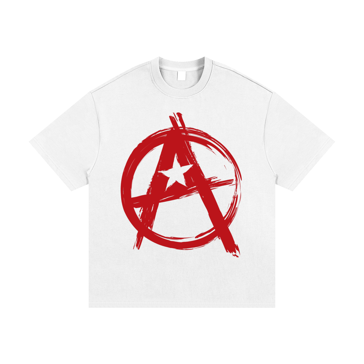 STAPLE AXTION ANARCHY LOGO T